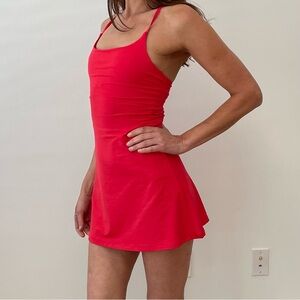 Outsdoor Voices The Exercise Dress, Built-In Shorts, Prickly Pear Pink, XS